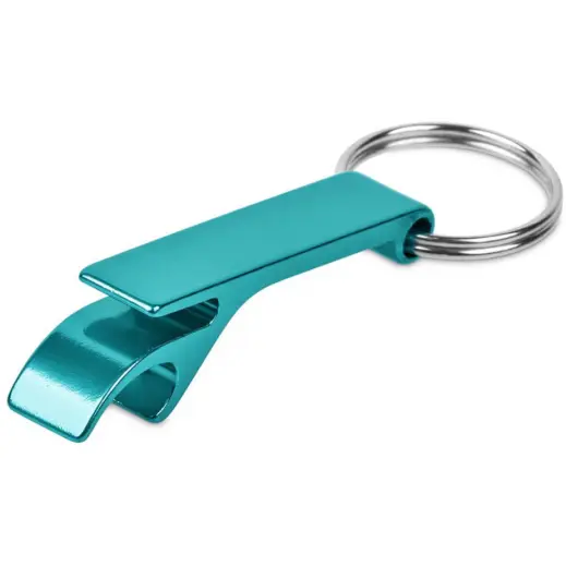 Altitude Tango Recycled Aluminium Bottle Opener Keyholder Turquoise